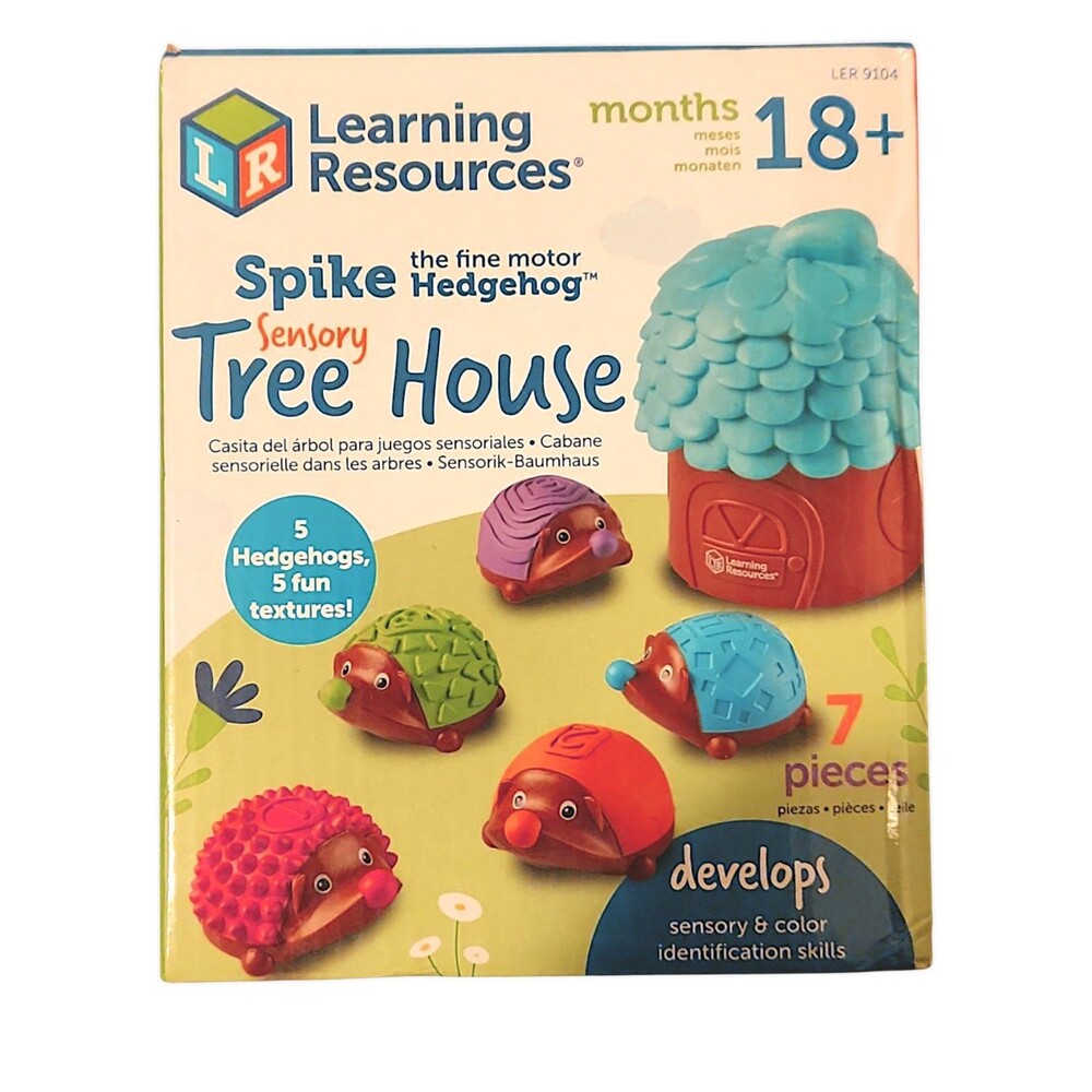 Learning Resources Spike the Fine Motor Hedgehog Sensory Tree House Education